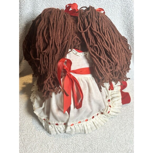 Vintage Little People Soft Sculpture Doll Brunette Handmade (Not Cabbage patch) - Picture 10 of 16